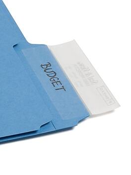 Smead - Seal & View® Label Protectors, 3-1/2" x 1-11/16", 100/Pack (67600) - Clear