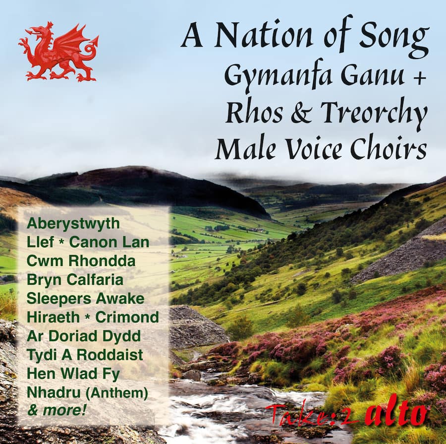 Llef Rhos Male Voice A Nation Sings: Welsh Song Festival COMPACT DISCS [CD ...