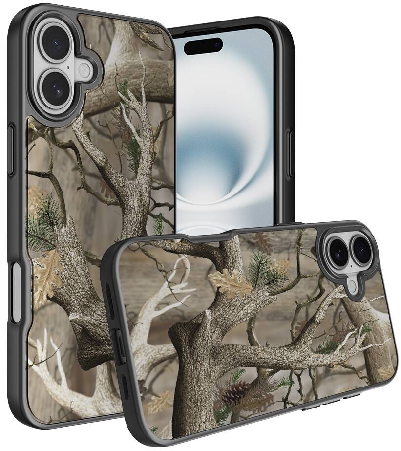 Alt View 2. Nakedcellphone - Case for iPhone 16 Phone - Compatible with MagSafe - Camo.