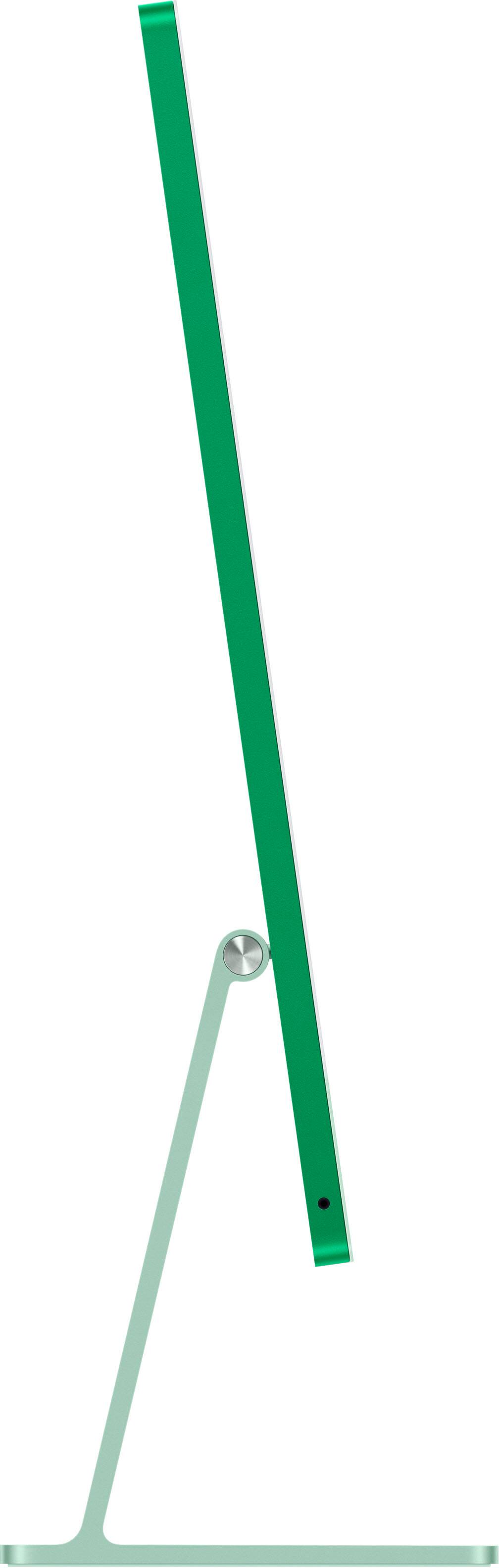 Alt View 12. Apple - iMac 24-inch All-in-One - M4 chip - Built for Apple Intelligence - 8 Core CPU - 8 Core GPU - 16GB Memory - 256GB SSD - Green.