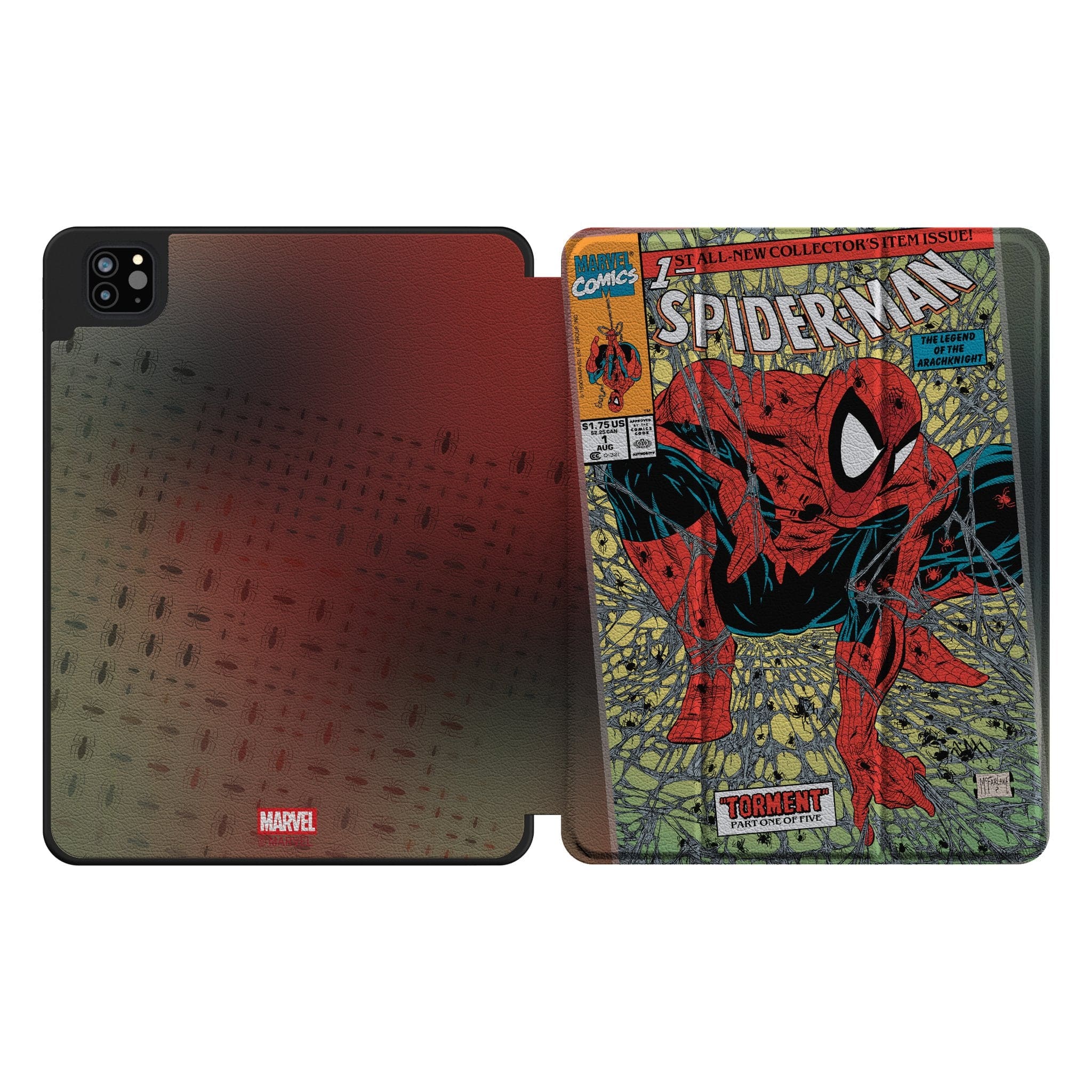 Keyscaper - Marvel Classic Cover Tablet Case - Apple iPad (9/8/7th Gen)/Pro 10.5/Air (3rd Gen) - Spider-Man