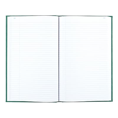 Alt View 2. National Brand - Rediform Emerald Series Record Book, 7.31"W x 11.88"H, 250 Sheets/Book - Green.