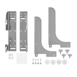 Rev-A-Shelf - Cabinet Door Mount Kit for Pullout Shelves & Trash Cans, 5WB-DMKIT - Silver