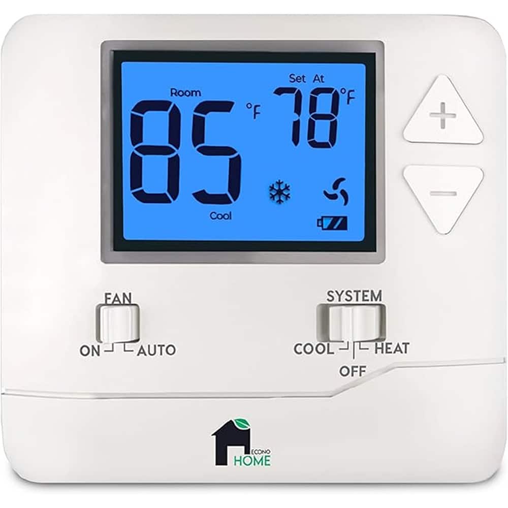 Schertz - Home Digital Thermostat – Non-Programmable, Single-Stage Heat & Cool Control, Easy Installation