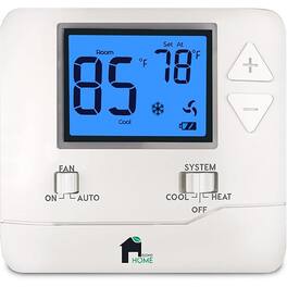 Schertz - Home Digital Thermostat – Non-Programmable, Single-Stage Heat & Cool Control, Easy Installation