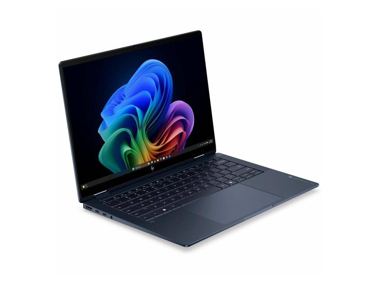 Alt View 5. HP - HP EliteBook X Flip G2i 14" Touchscreen Convertible Copilot+ PC 2 in 1 Notebook - WUXGA - Intel Core Ultra 7 Series 3 - Atmospheric Blue.