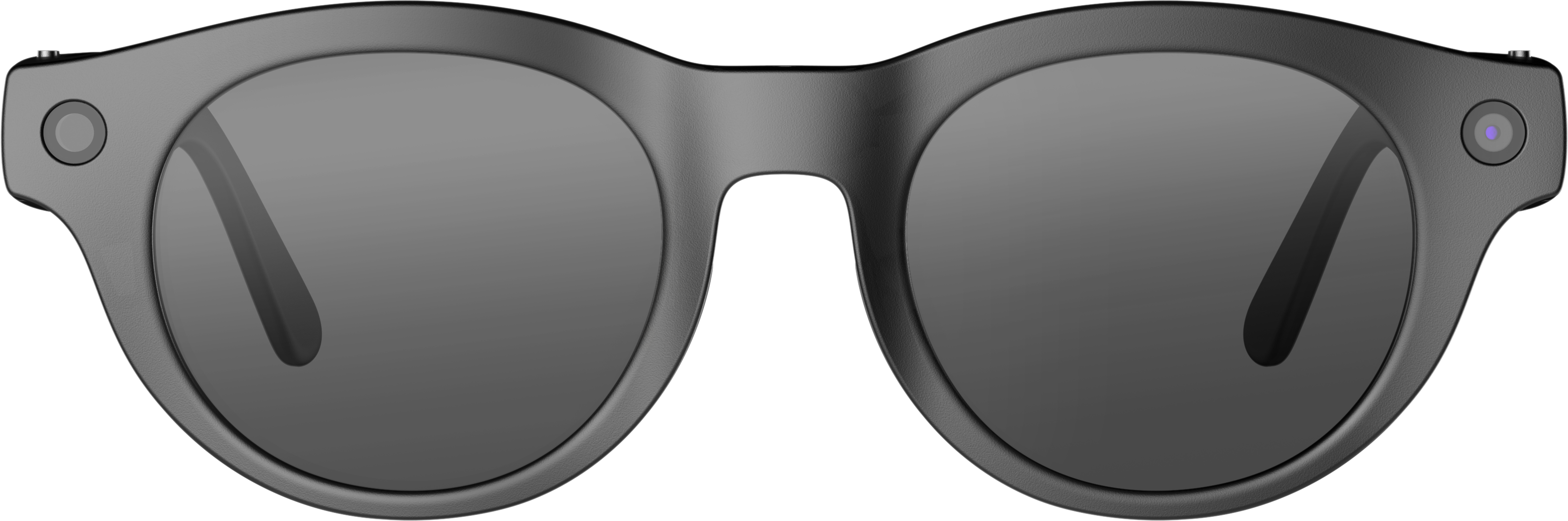 Alt View 1. HTC - VIVE Eagle™ AI Glasses – Round, Sunglass Lens - Charcoal Black.