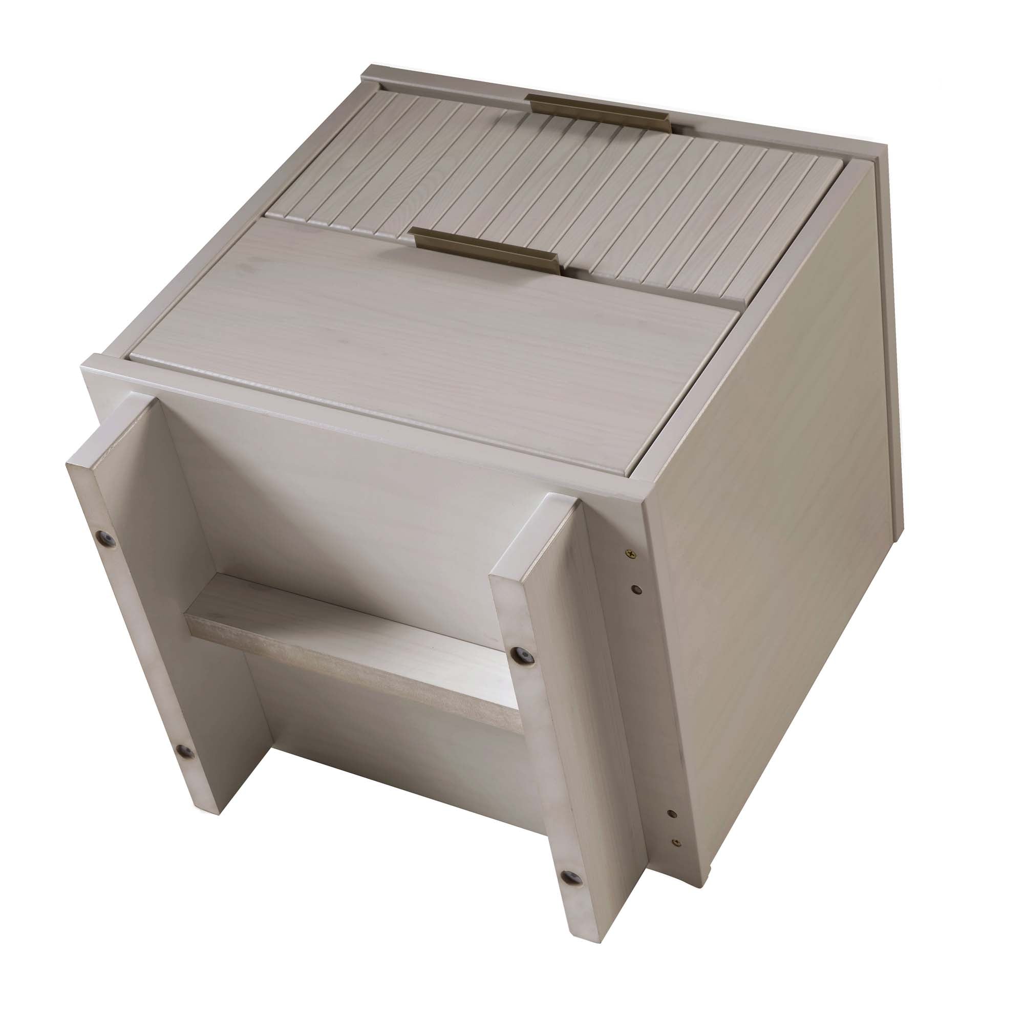 Alt View 7. Manhattan Comfort - Granville Modern 18" Nightstand - Light Gray.