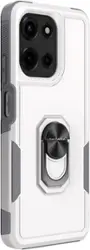 SaharaCase - Raider Series Heavy Duty Case for Motorola G 5G (2025) - Fossil White - Angle_Zoom