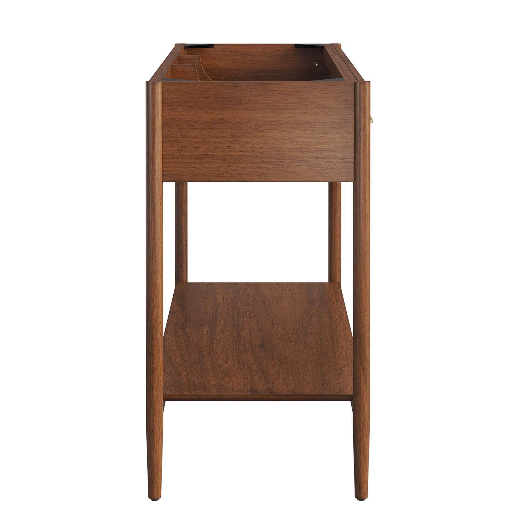Alt View 1. Modway - Zaire Bathroom Cabinet Basin Not Included by Modway - Walnut.