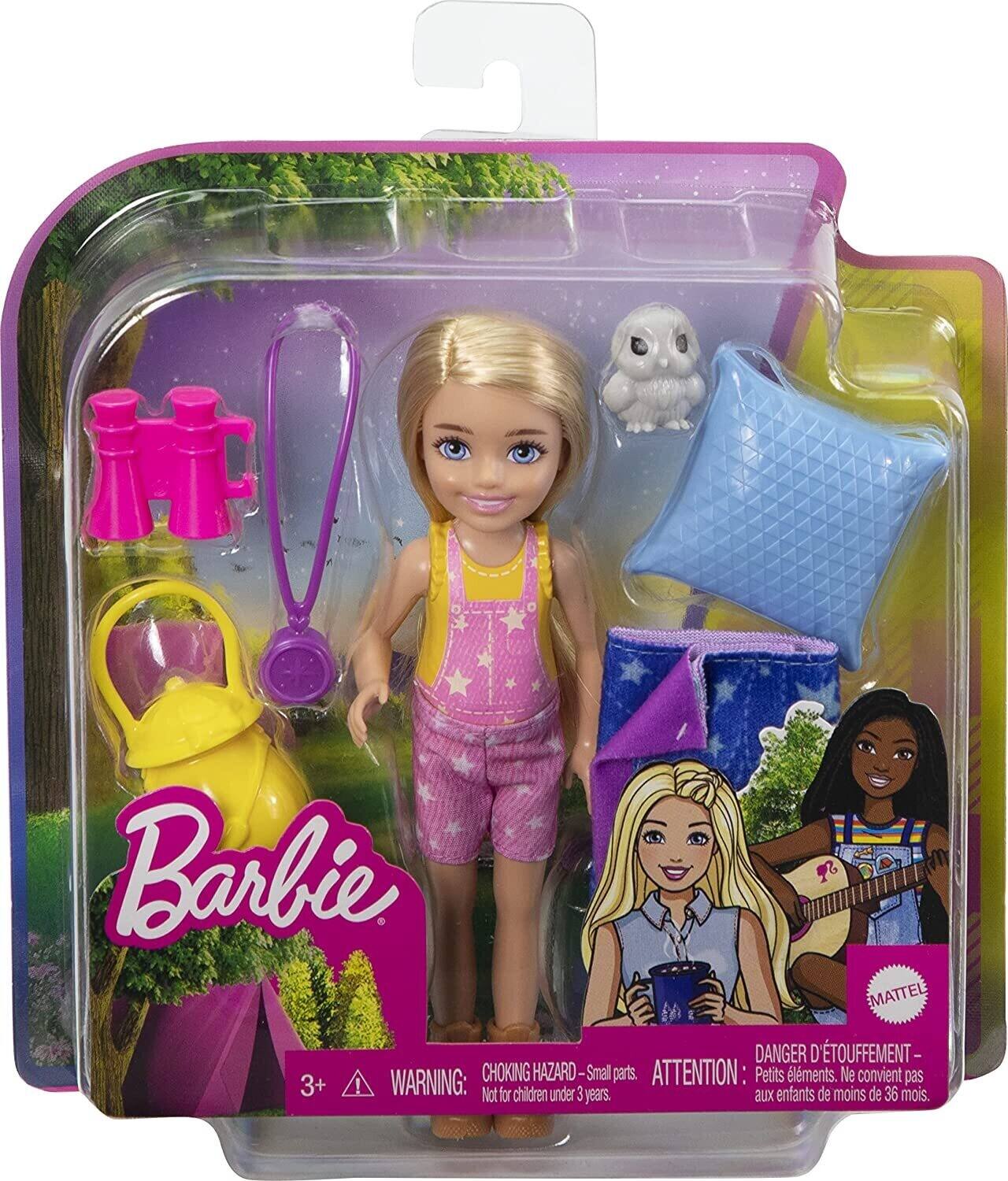 Barbie  
MATTEL  

3+  
WARNING: CHOKING HAZARD - Small parts. Not for children under 3 years.  
DANGER D'ÉTOUFFEMENT - Petits éléments. Ne convient pas aux enfants de moins de 36 mois.  

Barbie