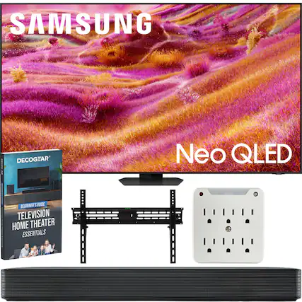SAMSUNG
Neo QLED
DECOCGEAR
BEGINNER'S GUIDE
TELEVISION HOME THEATER ESSENTIALS