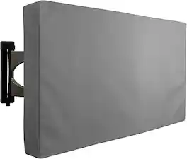 KHOMO GEAR - Outdoor TV Cover for 65" to 70" Inch TV – Weatherproof Protector for Flat Screen TVs - Gray
