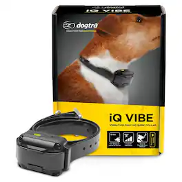Dogtra - iQ Vibe No Bark Dog Collar | 3 Levels of Vibration with Sound Recognition Sensor | Great for Dogs 10 LBS and Up - Black