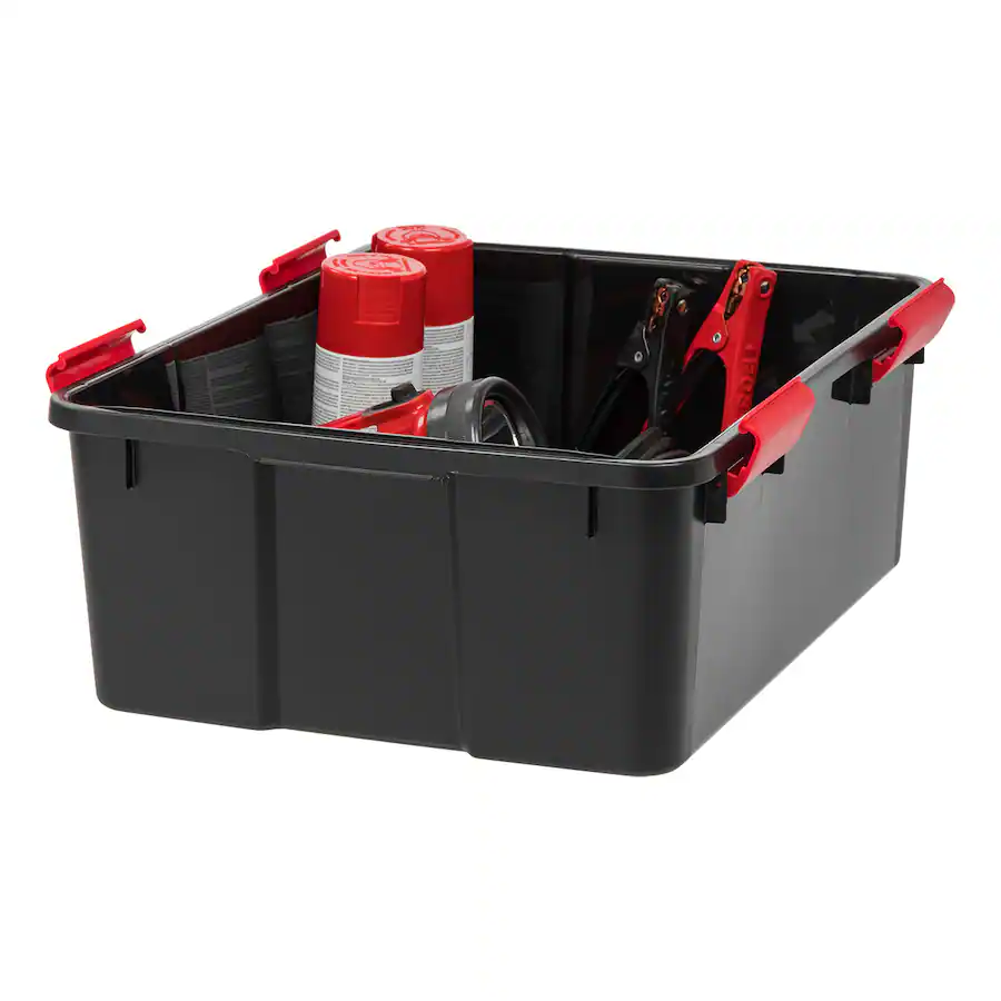 Box Body Storage Container IRIS USA Storage Box with Gasket Seal Lid, Heavy Duty Moving Containers ...