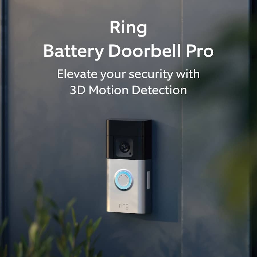 Ring Battery Doorbell Pro Smart Wi Fi Video Doorbell Battery Ring Battery Doorbell Pro Smart Wi Fi Video Doorbell Battery