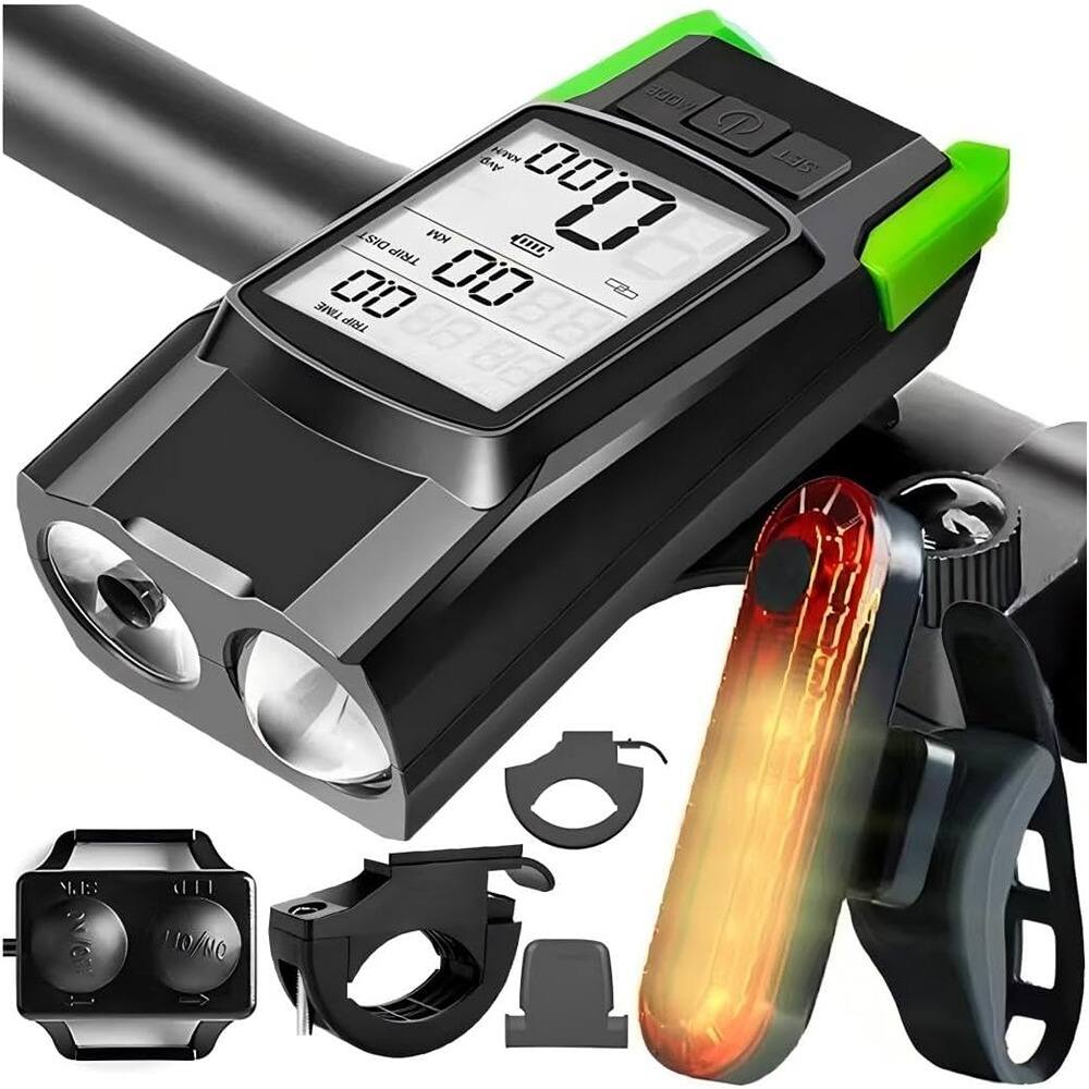 RTMB - 3-in-1 Bike Light Set – 800 Lumen, Headlight & Taillight, Waterproof
