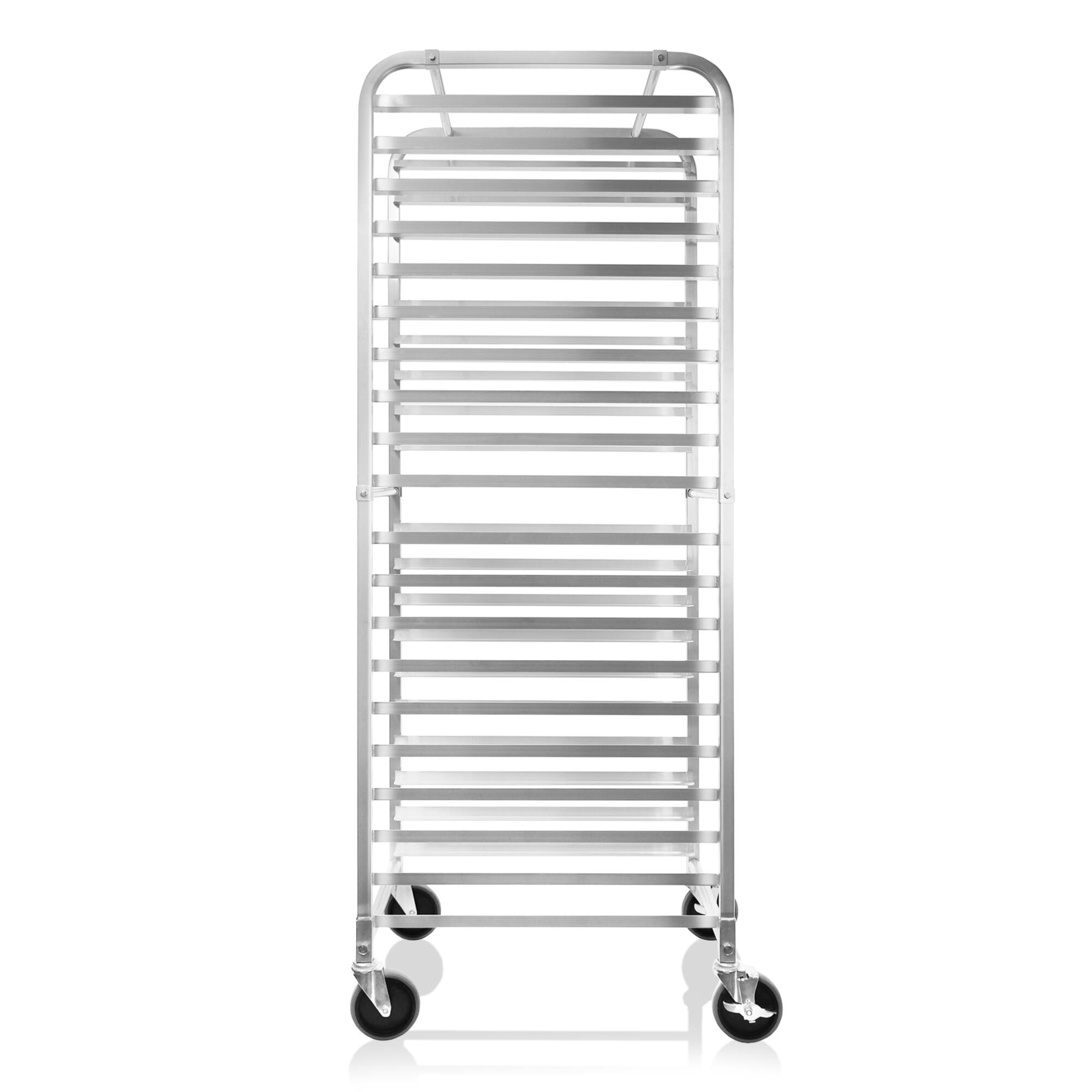 Alt View 1. GRIDMANN - 20 Sheet Commercial Kitchen Bakery Rack - Silver.
