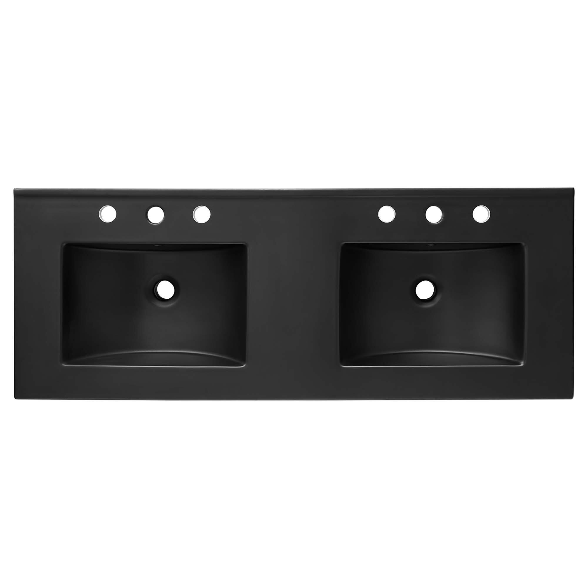 Alt View 10. Modway - Chaucer Bathroom Vanity with Black Basin Included by Modway - Oak Black.