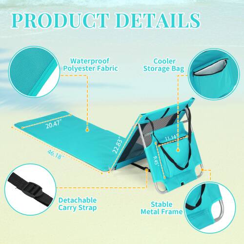 PRODUCT DETAILS

- Waterproof Polyester Fabric
- Cooler Storage Bag
- 20.47" x 46.18" x 22.83" x 11.14" x 9.45"
- Detachable Carry Strap
- Stable Metal Frame