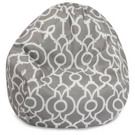Majestic Home - Large Bean Bag Athens - Gray