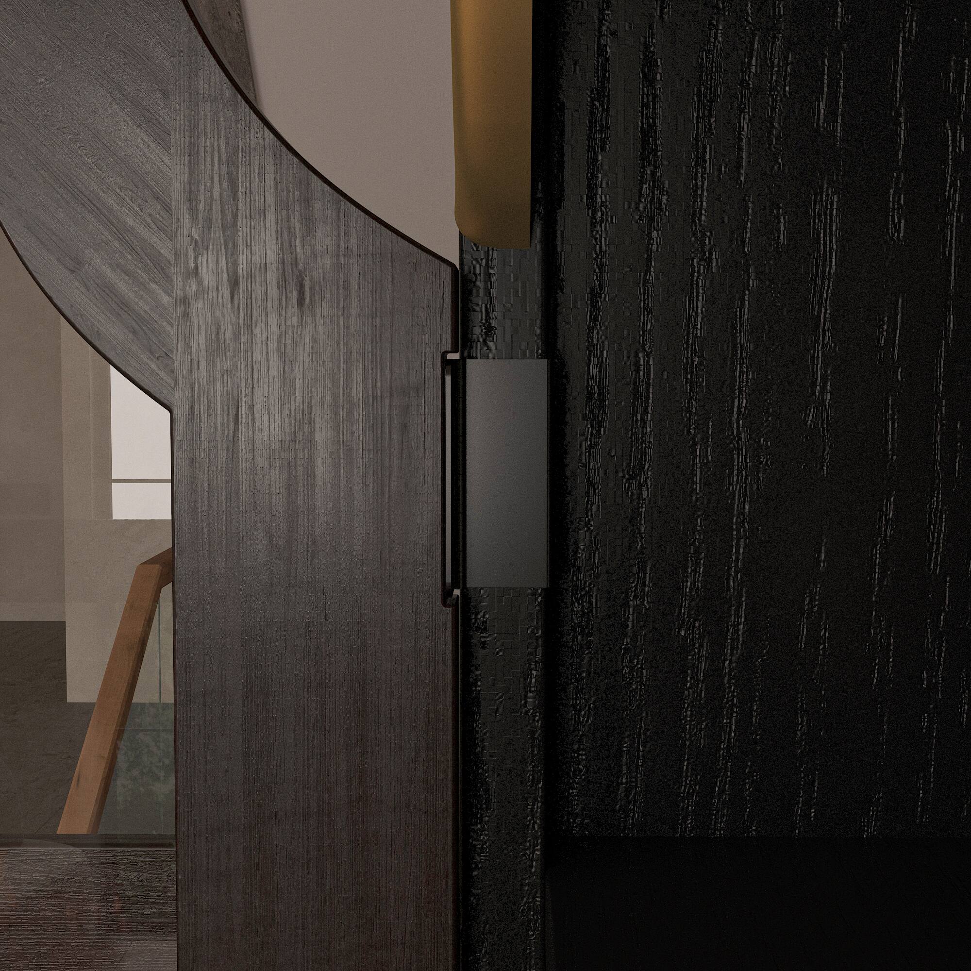 Alt View 8. Famapy - Famapy Classic Display Cabinet with Ornate Gold Accents & Glass Doors - Black & Brown.