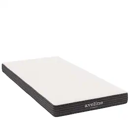 Aveline 6" Narrow Twin Mattress by Modway - White