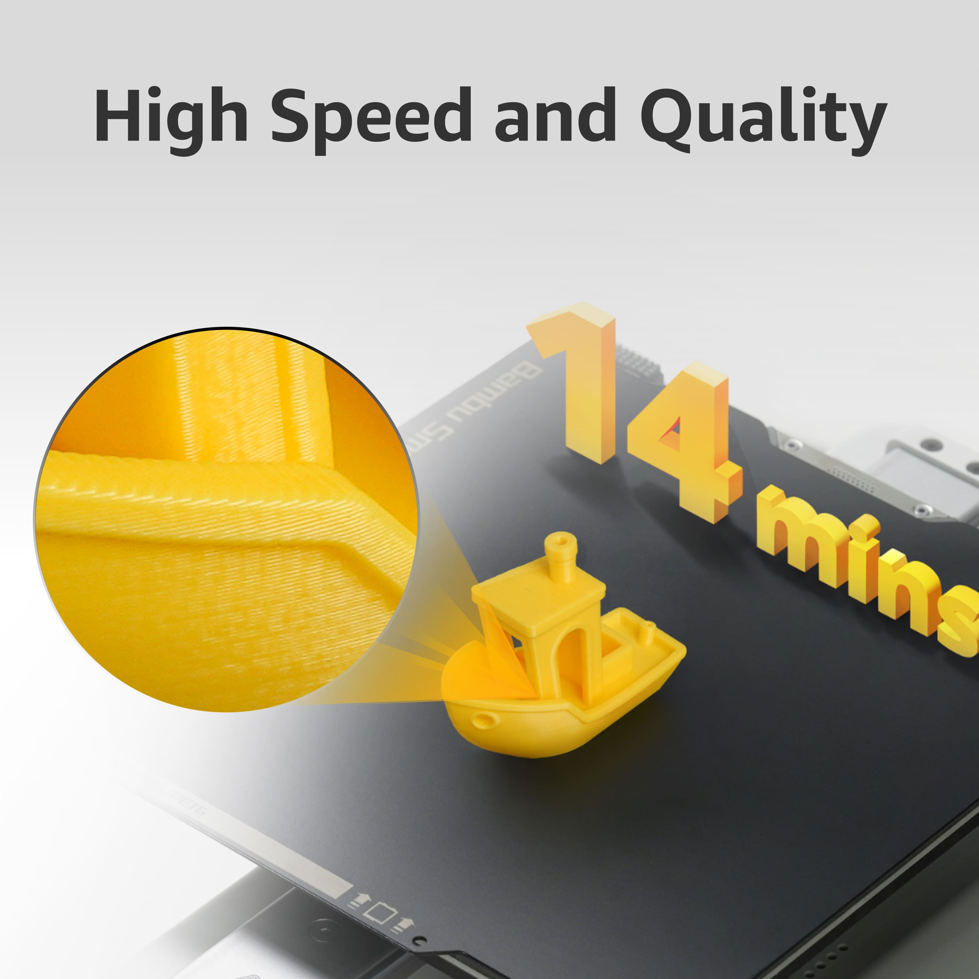 High Speed and Quality Bambu 14 2w mins