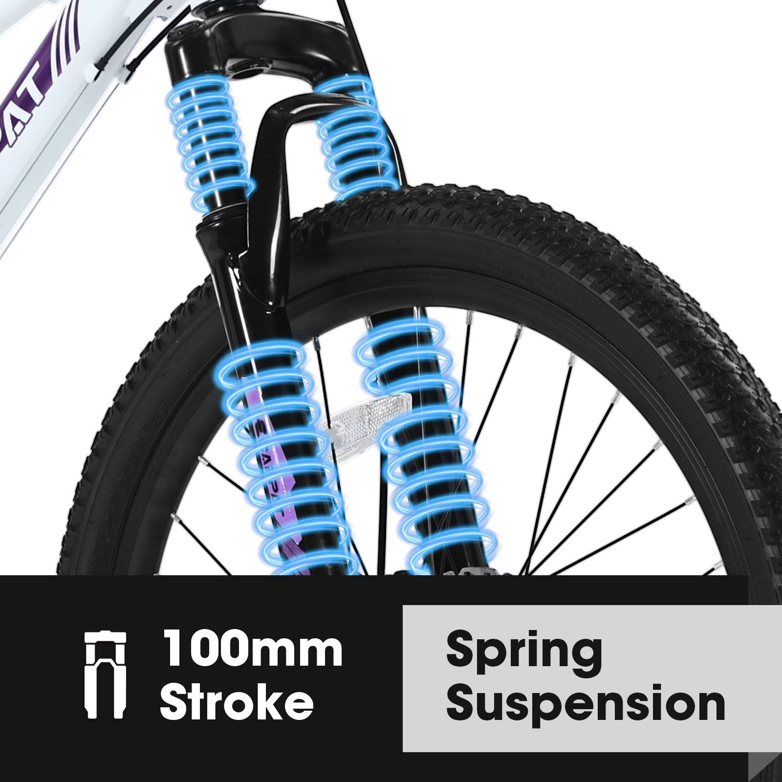 100mm Stroke Spring Suspension