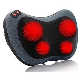 Dazzed Corner - Shiatsu Neck & Shoulder Massager with Heat, Kneading Back Massage Pillow - Blue