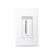 Front. Brilliant - Smart Dimmer Switch - White.