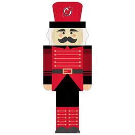 Fan Creations - New Jersey Devils 31'' Nutcracker Leaner - Multicolor