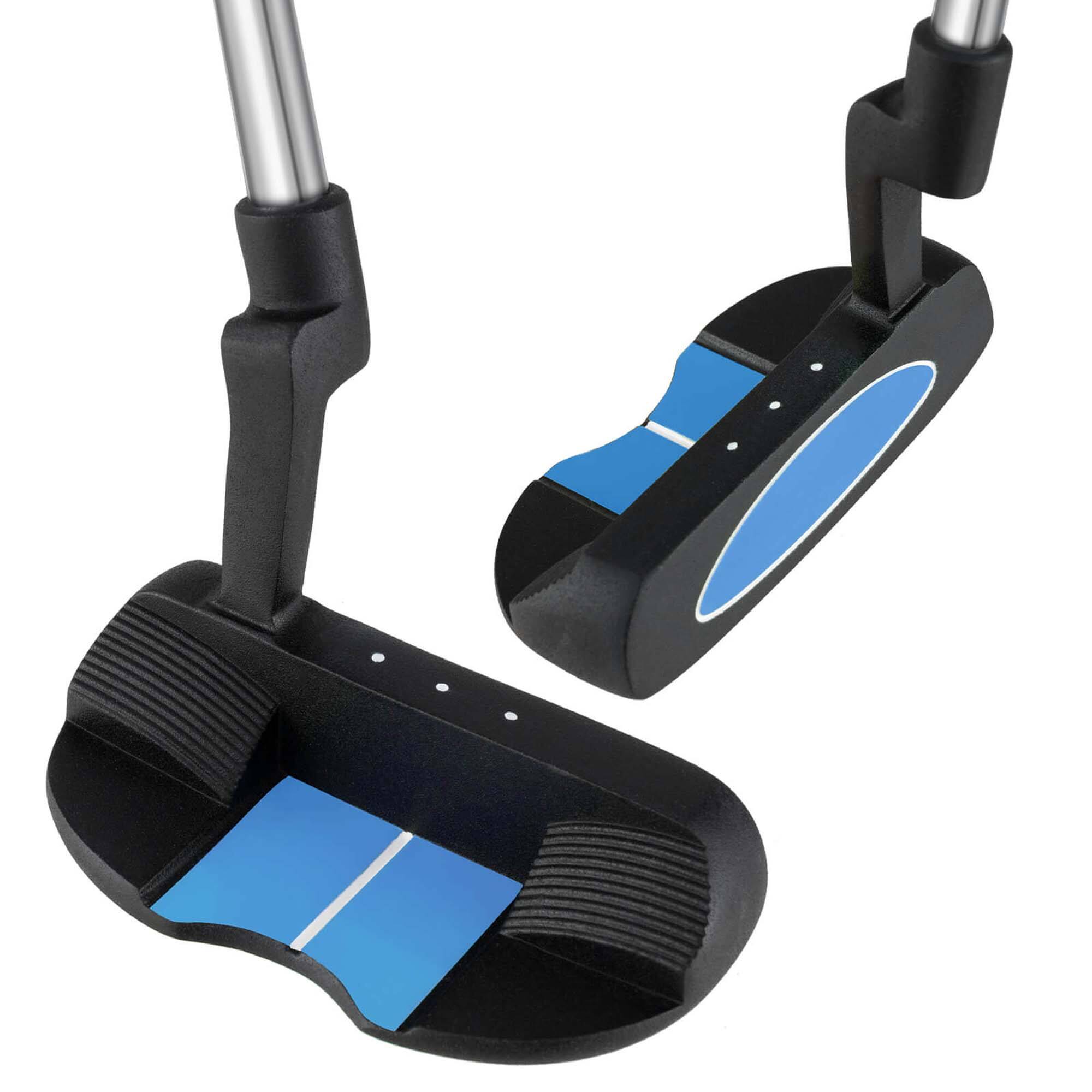Alt View 9. Costway - Costway 30 Inch Junior Mallet Putter for Kids with Stainless Steel Shaft and Headcover Blue - Blue.