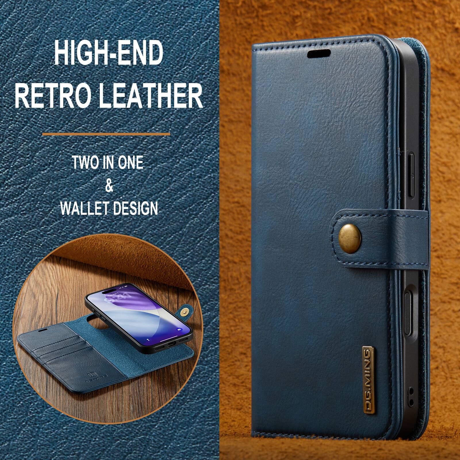 HIGH-END RETRO LEATHER  
TWO IN ONE & WALLET DESIGN