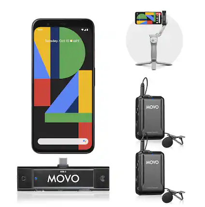 10:00
Tuesday, Oct 15
68°F
MOVO
USB-C
MOVO
Wireless Transmitter
MOVO
Wireless Transmitter