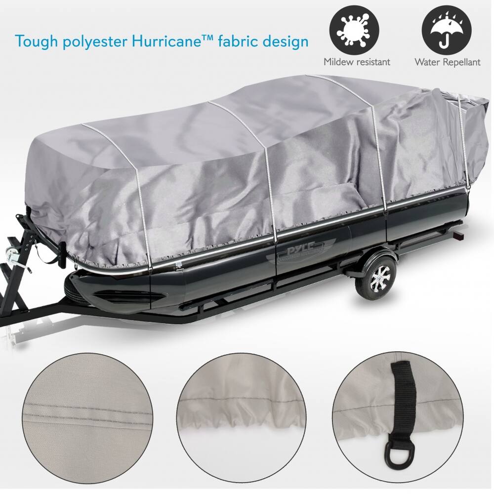 Tough polyester Hurricane™ fabric design  
Mildew resistant  
Water Repellant