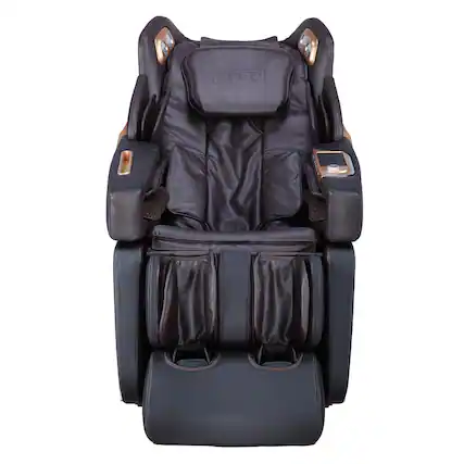 Front. Osaki - Ador - Allure 3D Zero Gravity Massage Chair With Calf Rollers - Black/Brown.