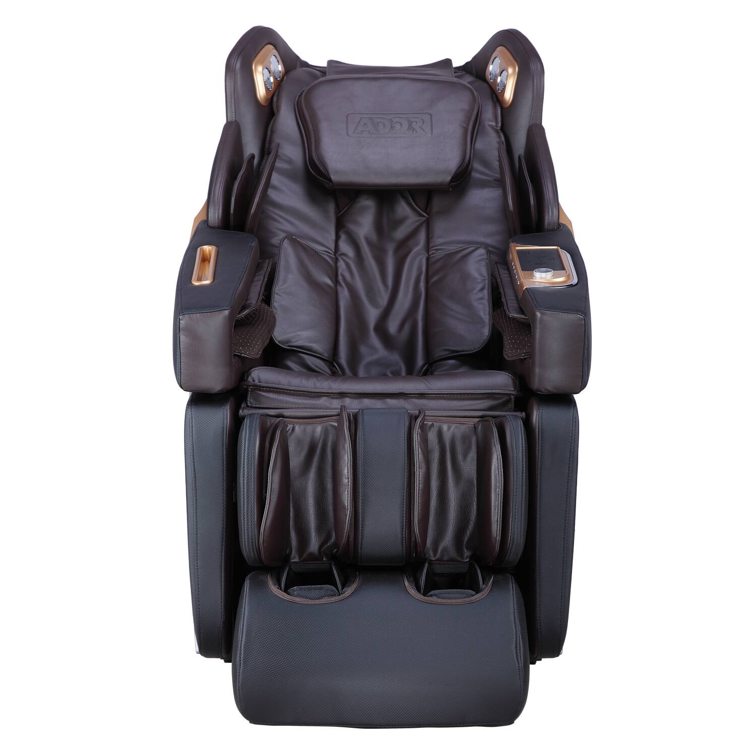 Osaki - Ador - Allure 3D Zero Gravity Massage Chair With Calf Rollers - Black/Brown