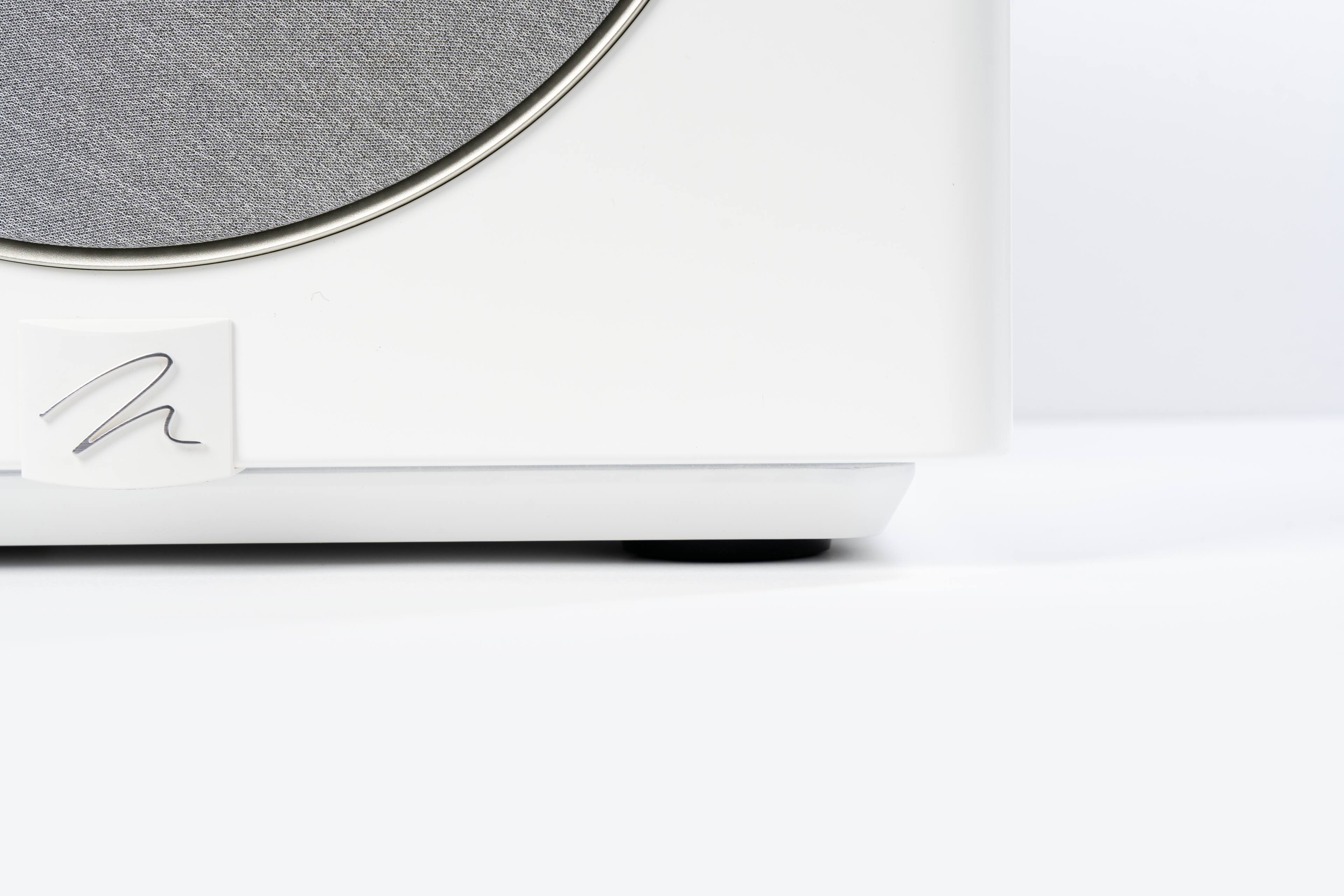 Alt View 5. MartinLogan - Abyss 10, 10” Hybrid, Powered Subwoofer, with Magnitude MT-1.6kW Amplifier, Sub Control App, and Wireless Built-In - Satin White.