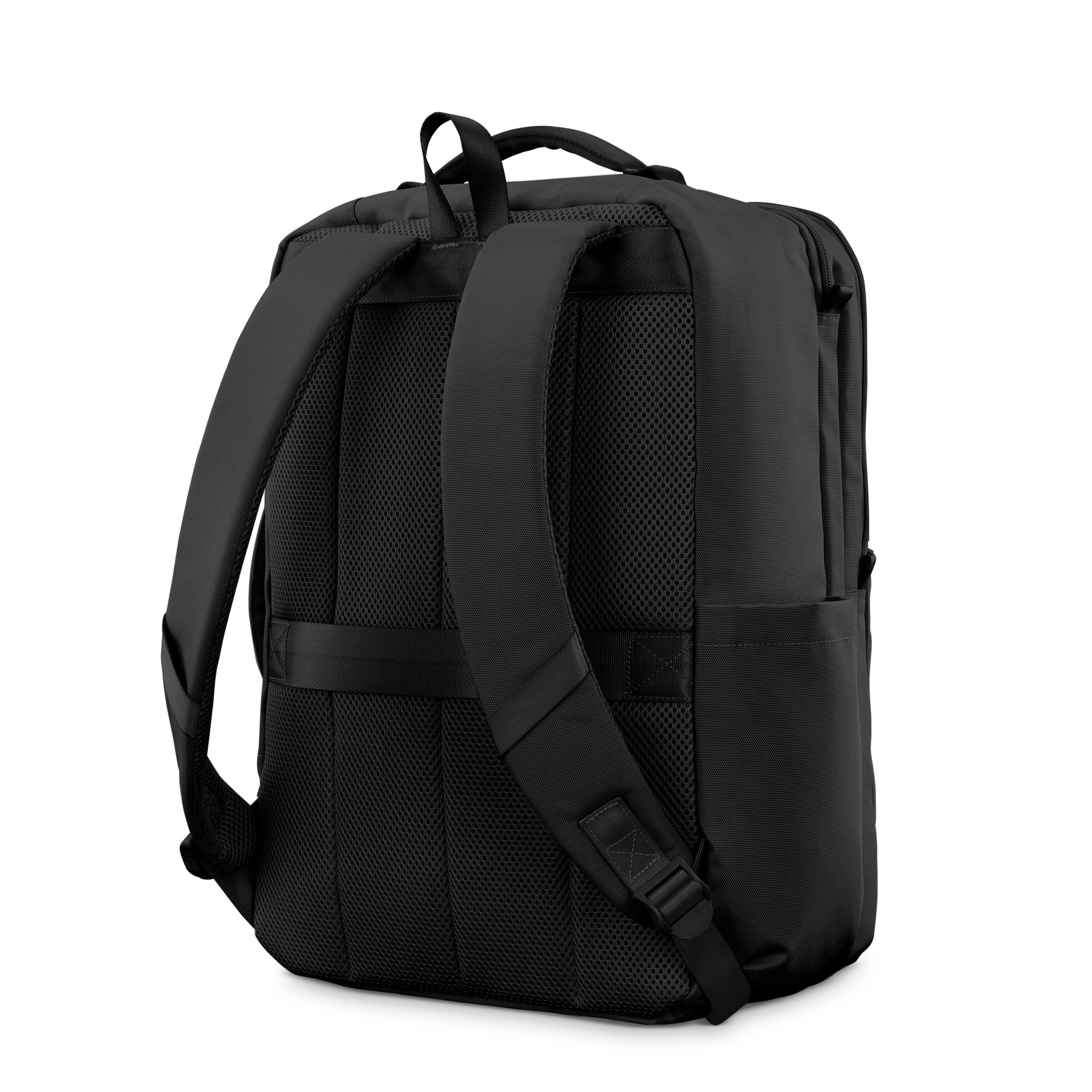 Left. American Tourister - Travel Backpack for Laptop up to 18" - Black.