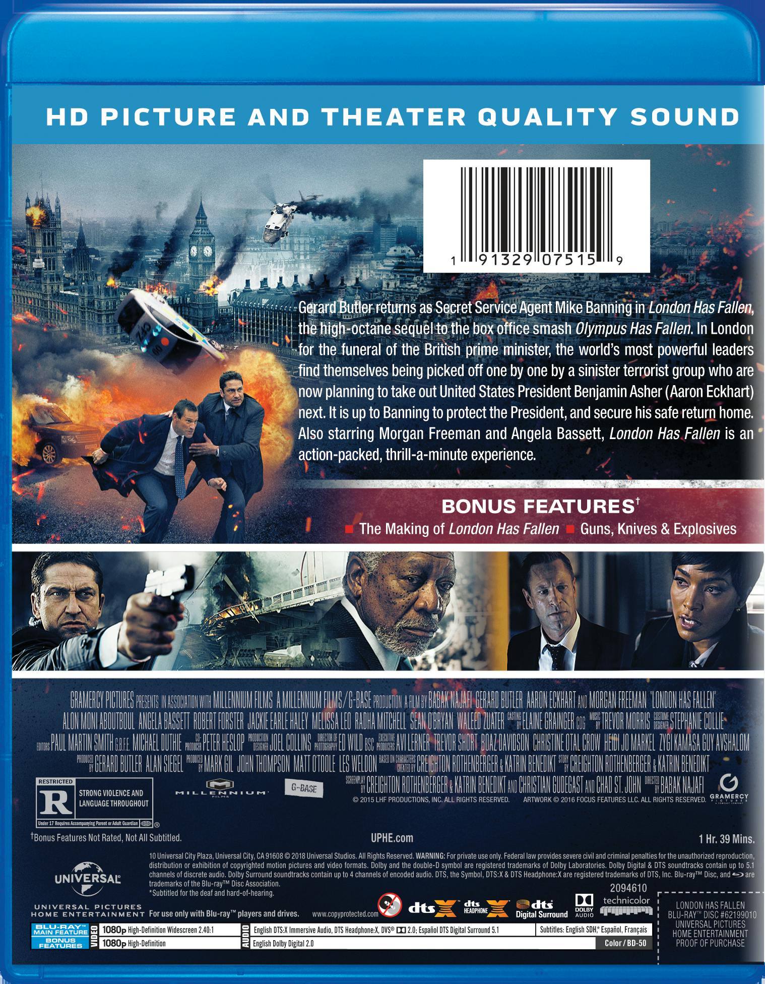 Angle. London Has Fallen [Blu-ray].