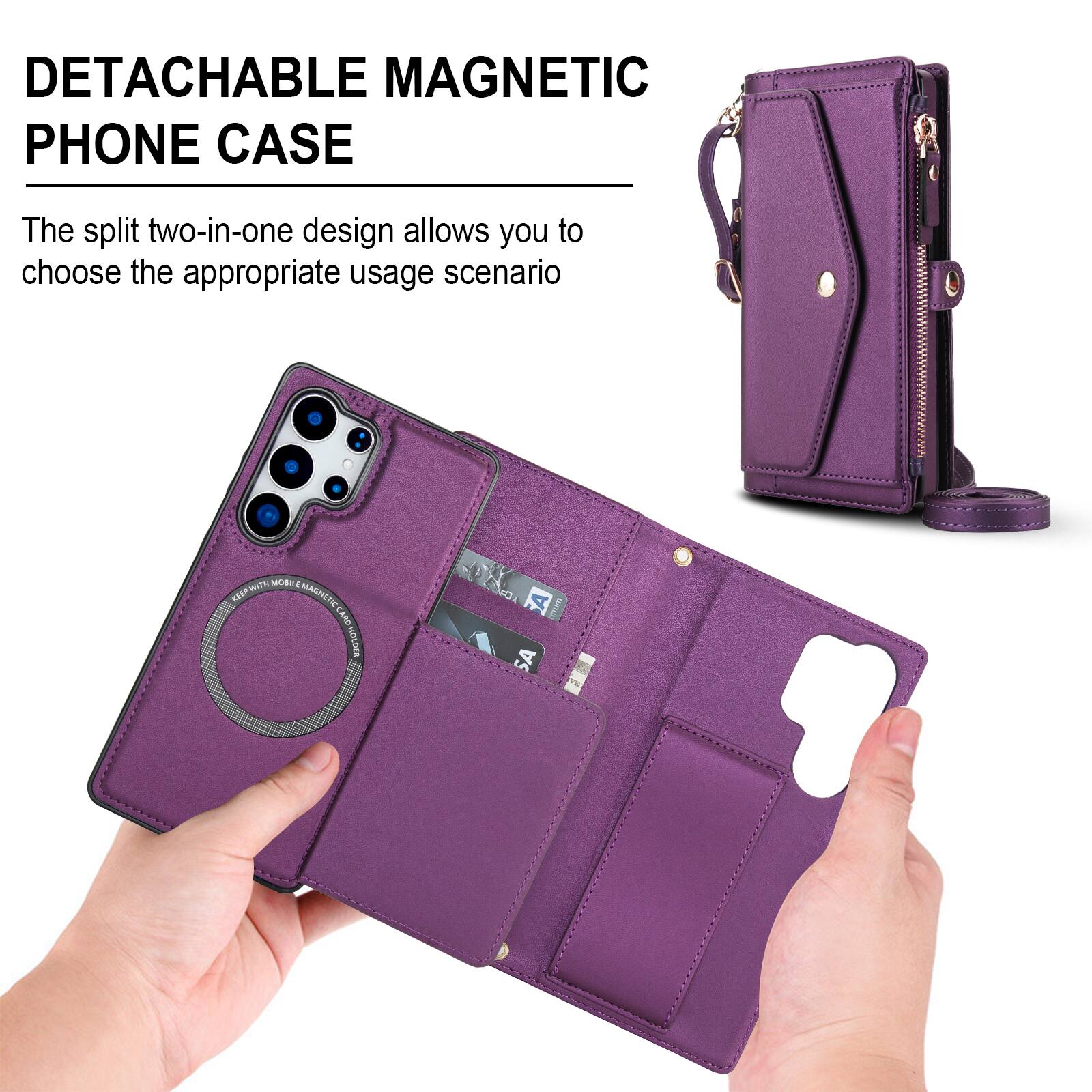 DETACHABLE MAGNETIC PHONE CASE

The split two-in-one design allows you to choose the appropriate usage scenario.