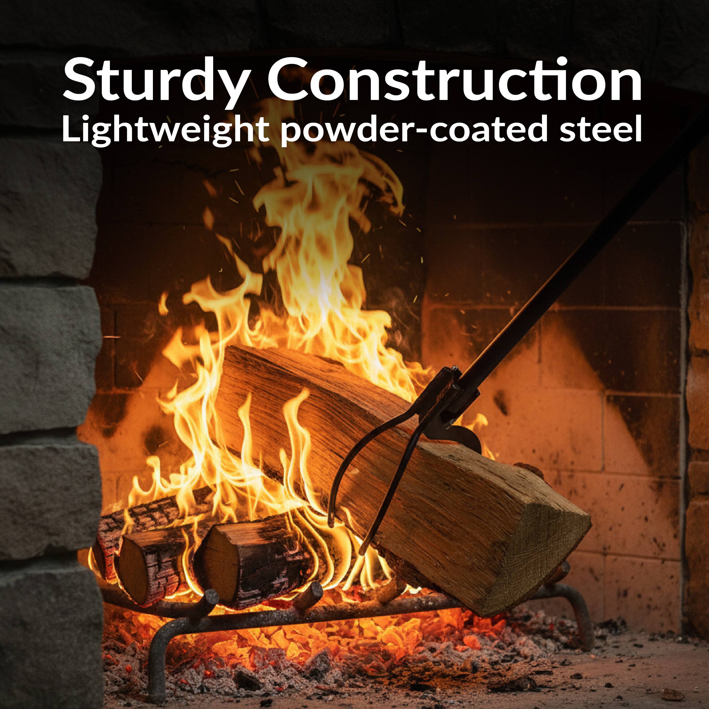 Sturdy Construction  
Lightweight powder-coated steel