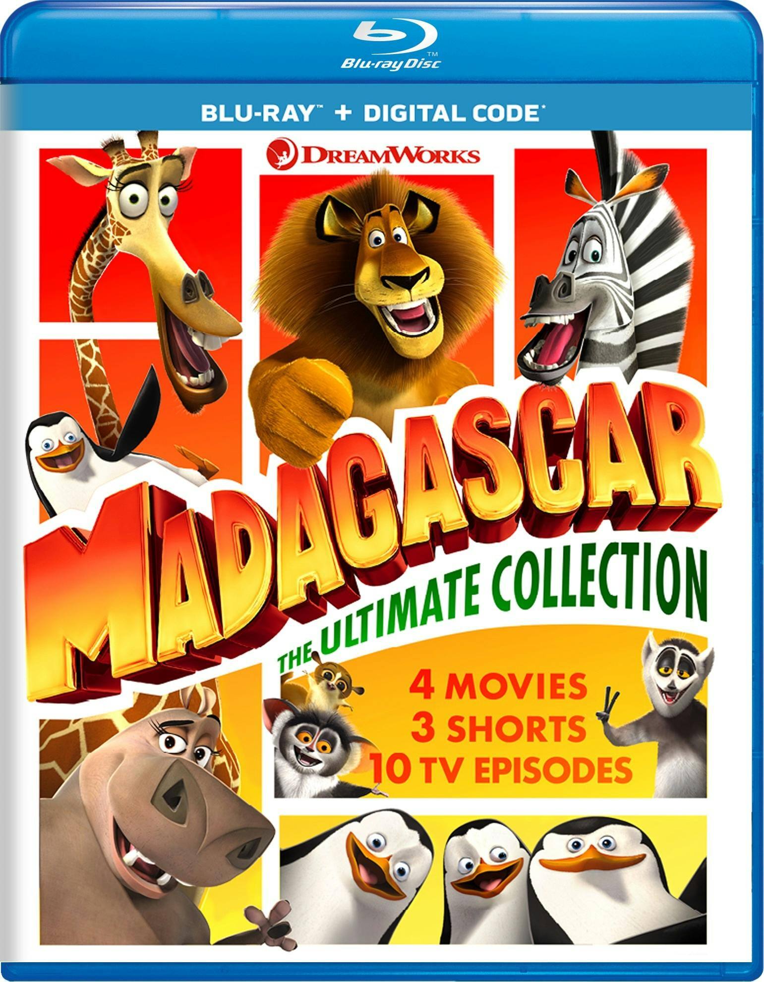 Madagascar: The Ultimate Collection (Blu-ray + Digital HD) [Blu-ray] [Standard]