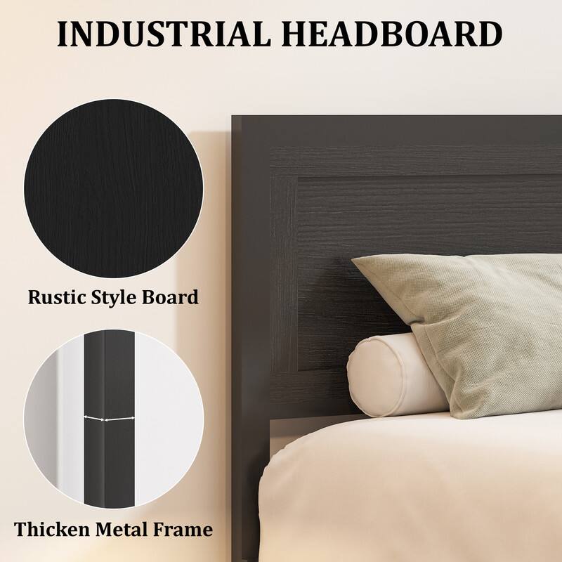 INDUSTRIAL HEADBOARD

Rustic Style Board

Thicken Metal Frame