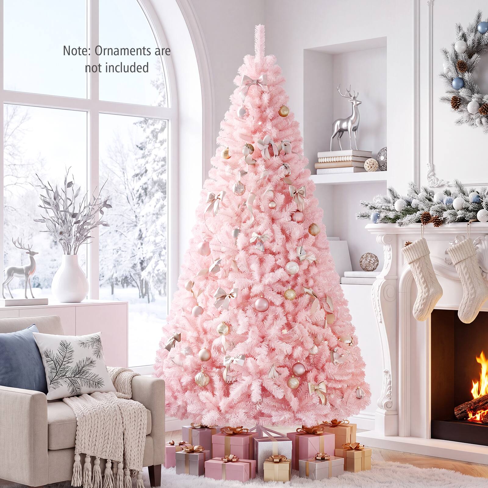 Note: Ornaments are not included