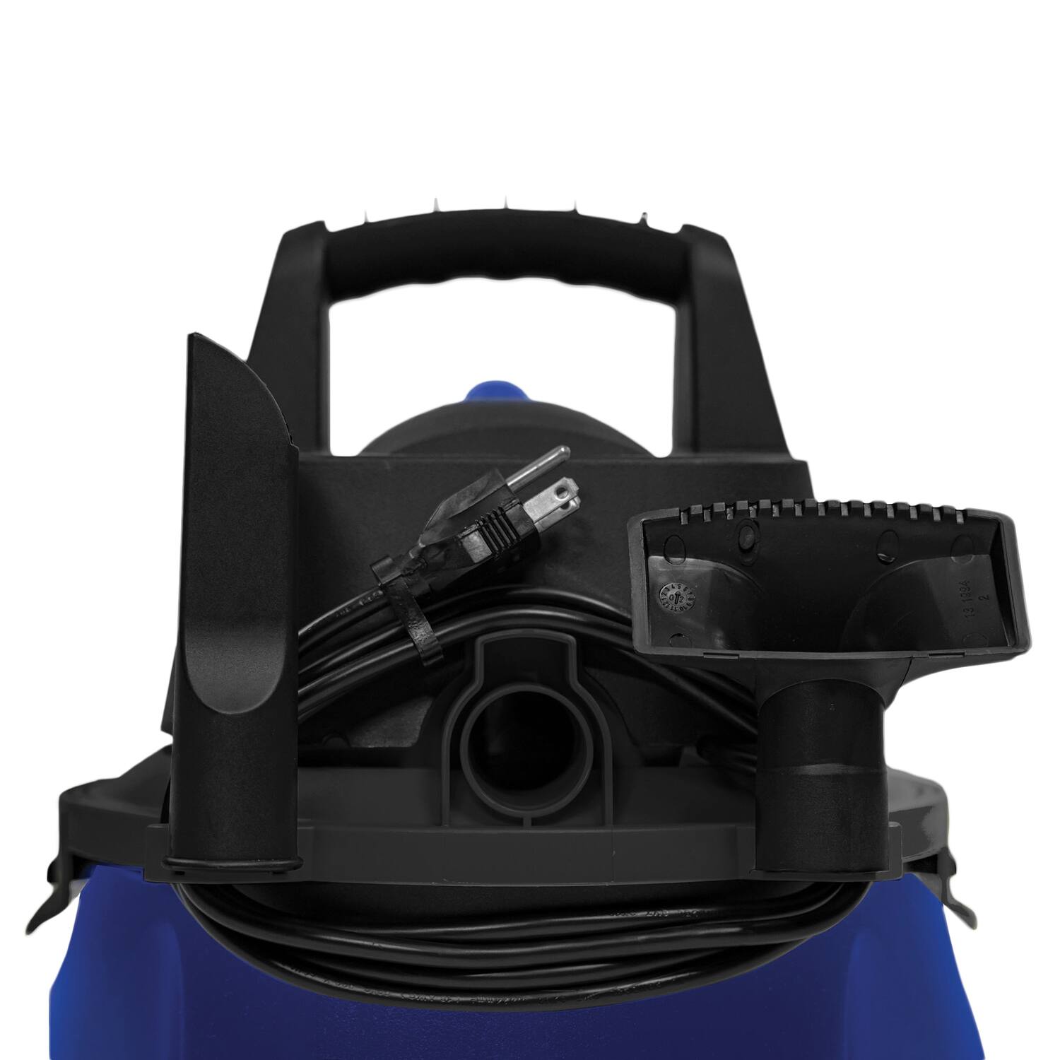 Alt View 9. Koblenz - Koblenz 5-Gallon Wet/Dry Cannister Vacuum With Blower and Wheels - Blue.