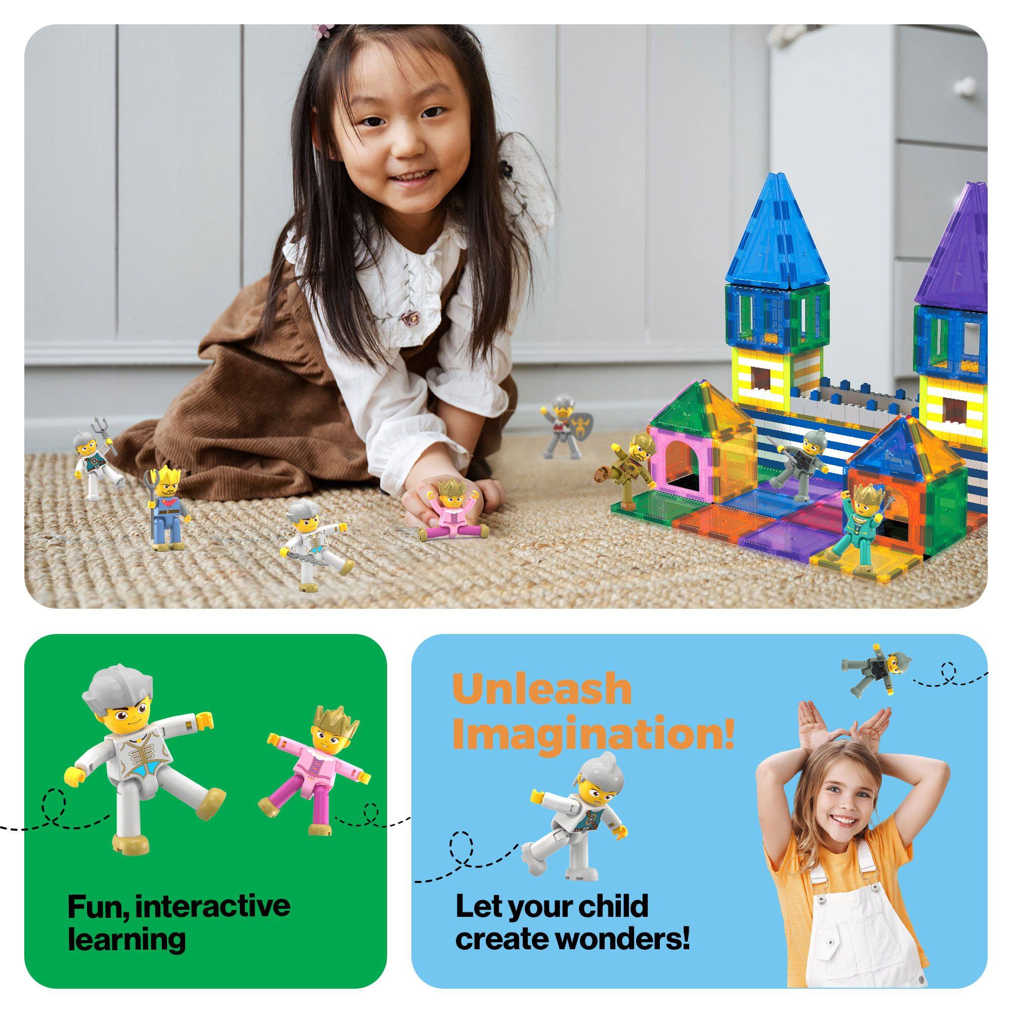 Unleash Imagination!  
Fun, interactive learning  
Let your child create wonders!
