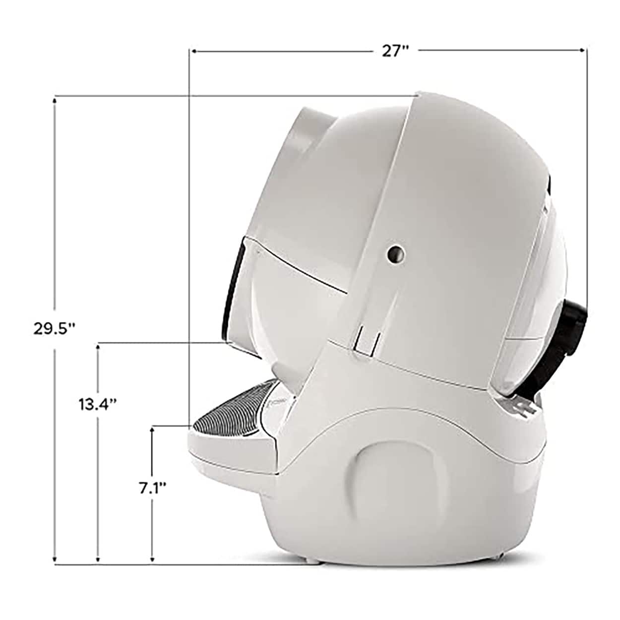 Alt View Zoom 14. Whisker - Litter-Robot 3 Connect - Smart Self-Cleaning Litter Box - Beige.