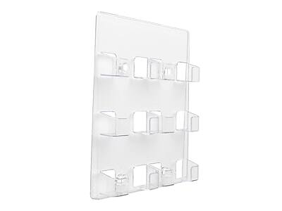 Alt View 2. Deflecto - Deflect-O Wall Mounted Card Holders, Clear (70601) - Clear.